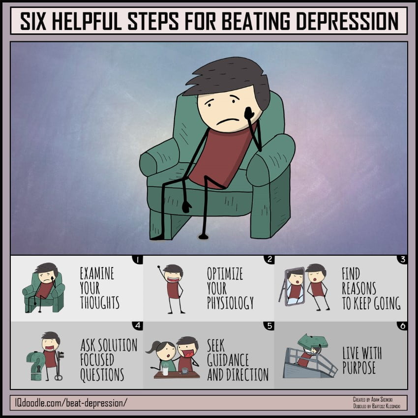Six Helpful Steps for Beating Depression
