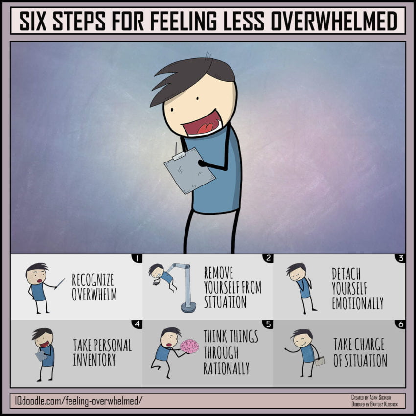 Six Steps for Feeling Less Overwhelmed